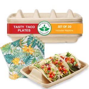 disposable taco plate